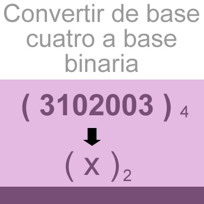 sistemas numericos (convertir de base cuatro a binario [3102003])