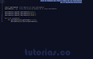 programacion en python: consulta clase Apartamento