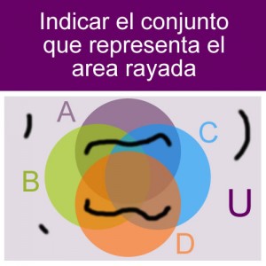 conjuntos: conjunto diagrama diferencia de uniones con union de intersecciones