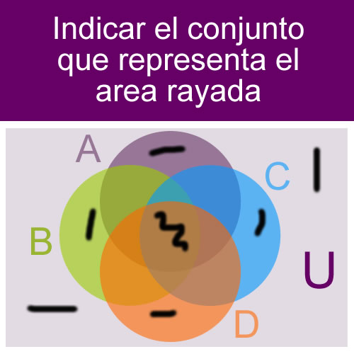 conjuntos: conjunto diagrama diferencia union intersecciones con intersecciones multiples