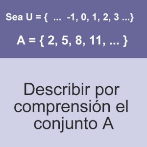 conjuntos: conjunto por comprension ecuacion lineal natural abierto