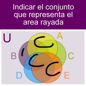 conjuntos: conjunto diagrama diferencia union de uniones con interseccion