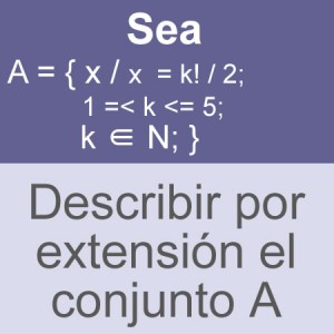 conjuntos: conjunto extension fraccion factorial cerrado