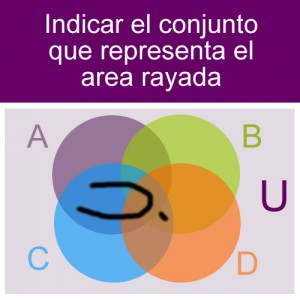 conjuntos: conjunto diagrama interseccion de union con conjunto