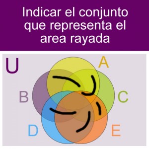 conjuntos: conjunto diagrama interseccion diferencia simetrica con varias uniones y diferencia