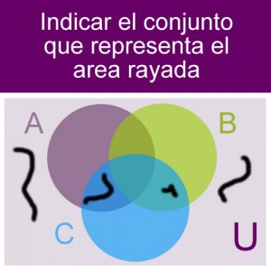 conjuntos: conjunto diagrama union complemento uniones con intersecciones