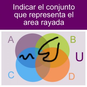 conjuntos: conjunto diagrama union de conjunto con interseccion AC