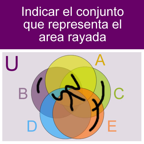 conjuntos: conjunto diagrama union de varias diferencias de uniones