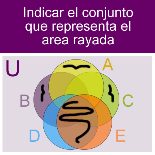 conjuntos: conjunto diagrama union de interseccion con diferencia de uniones e intersecciones