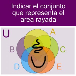 conjuntos: conjunto diagrama union de intersecciones con diferencia interseccion