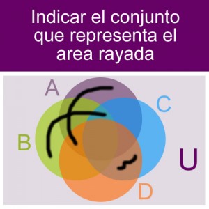 conjuntos: conjunto diagrama union de union de diferencias con diferencia intersecciones