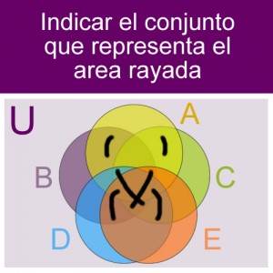 conjuntos: conjuntos diagrama union de union de intersecciones con diferencia intersecciones