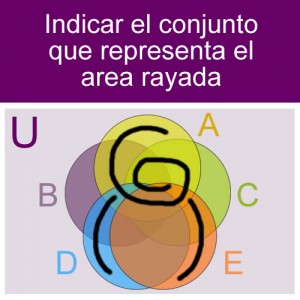 conjuntos: conjunto diagrama union diferencia simetrica con conjunto A