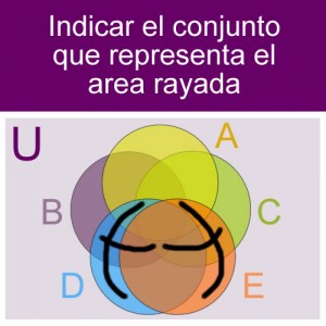 conjuntos: conjunto diagrama union diferencia simetrica con union intersecciones