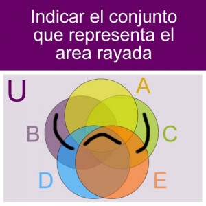 conjuntos: conjunto diagrama union diferencia uniones con intersecciones