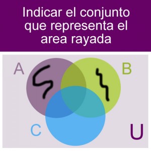 conjuntos: conjunto diagrama union menos union de intersecciones