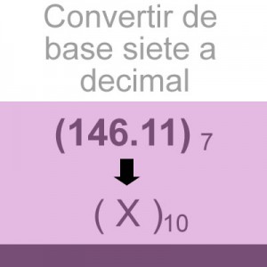 sistemas numericos: convertir fraccion base siete a decimal: 146.11