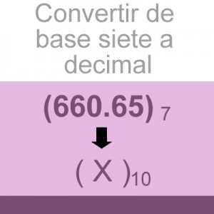 sistemas numericos: convertir fraccion base siete a decimal: 660.65