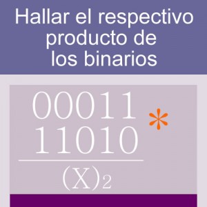sistemas numericos: prodcuto de binarios 5 digitos y 5 multiplicadores