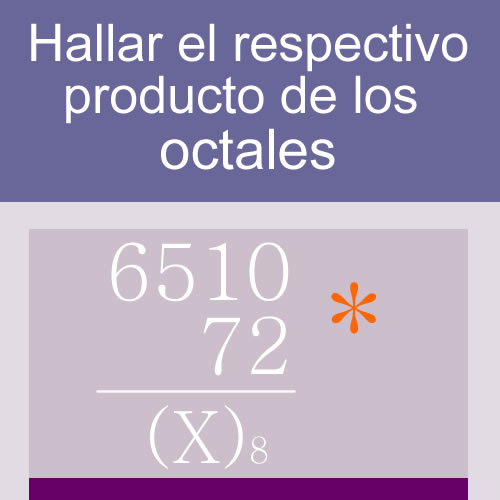 sistemas numericos + producto de bases (base octal: 4 digitos 2 multiplicadores)