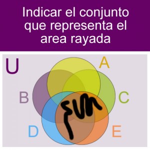 conjuntos: conjunto diagrama union de intersecciones