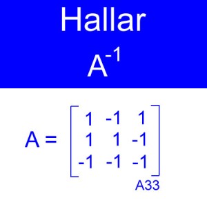 algebra lineal: calculo de inversas, inversa de una matriz, inversa orden 3x3 unos