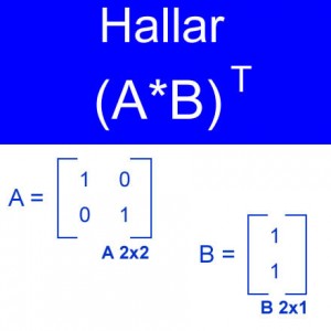 algebra lineal: hallar traspuesta de A*B