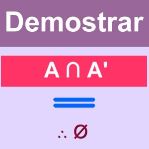 matematicas discretas: demostrar A∩A'