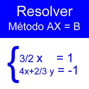 algebra lineal: ecuaciones matriciales dos fracciones