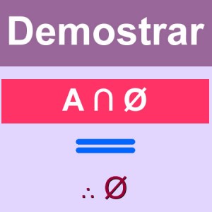 matematicas discretas: demostrar A∩Ø = Ø