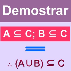 matematicas discretas: demostrar A∪B ⊆ C