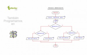 diagrama de flujo: año bisiesto