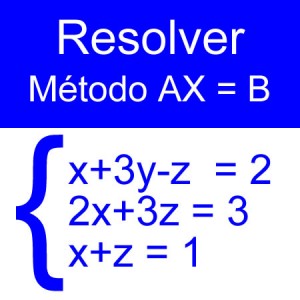 algebra lineal: ecuaciones matriciales dos ceros