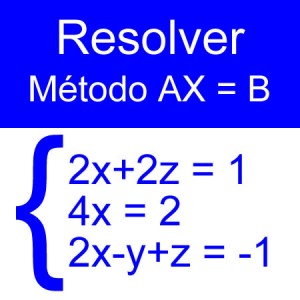 algebra lineal: ecuaciones matriciales tres ceros