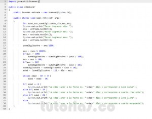 programacion en java: edad y fase lunar entre 2000 y 2009