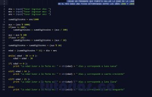 programacion en python: edad y fase lunar entre 2000 y 2009