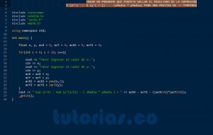 programacion en C++: expresion de sumatorias