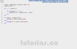 programacion en matLab: numero defectuoso