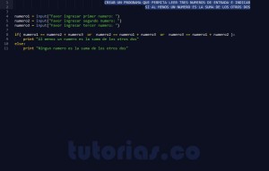 programacion en python: numero dependiente
