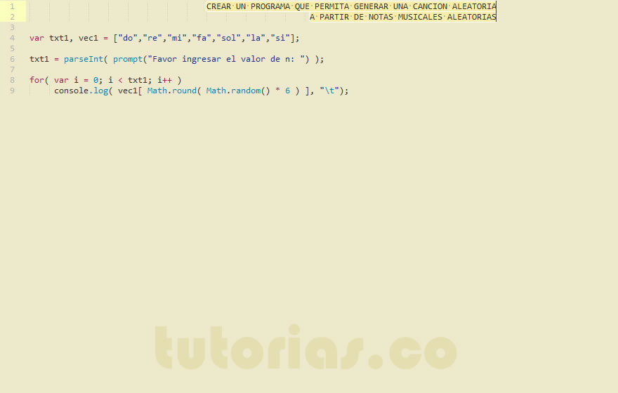 arrays + javascript (cancion aleatoria)