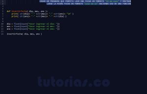 programacion en python: funcion invertir fecha