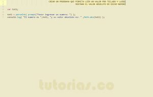 programacion en javascript: numero en valor absoluto