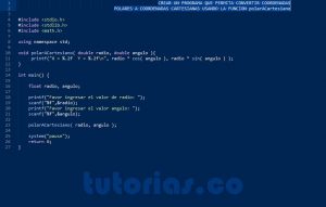 programacion en turbo C: convertir de coordenadas polares a cartesianas