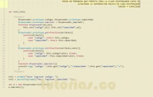 programacion en javascript: clase dispensador