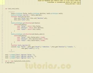 programacion en javascript: clase vuelo
