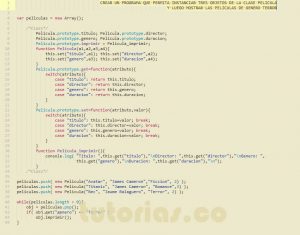 programacion en javascript: consulta clase pelicula