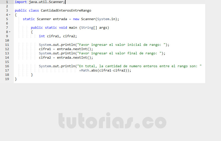 operadores – java (cantidad de numeros enteros entre un rango de valores)