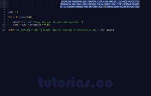 programacion en python: intereses mensual natillera