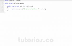 programacion en java: la constante euler