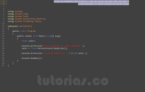 programacion en C#: parte entera de un decimal